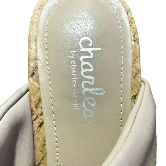 Charles by Charles David INTUIT SANDAL Platform Chunky Heel Nude Women’s 7 New - Picture 5 of 8